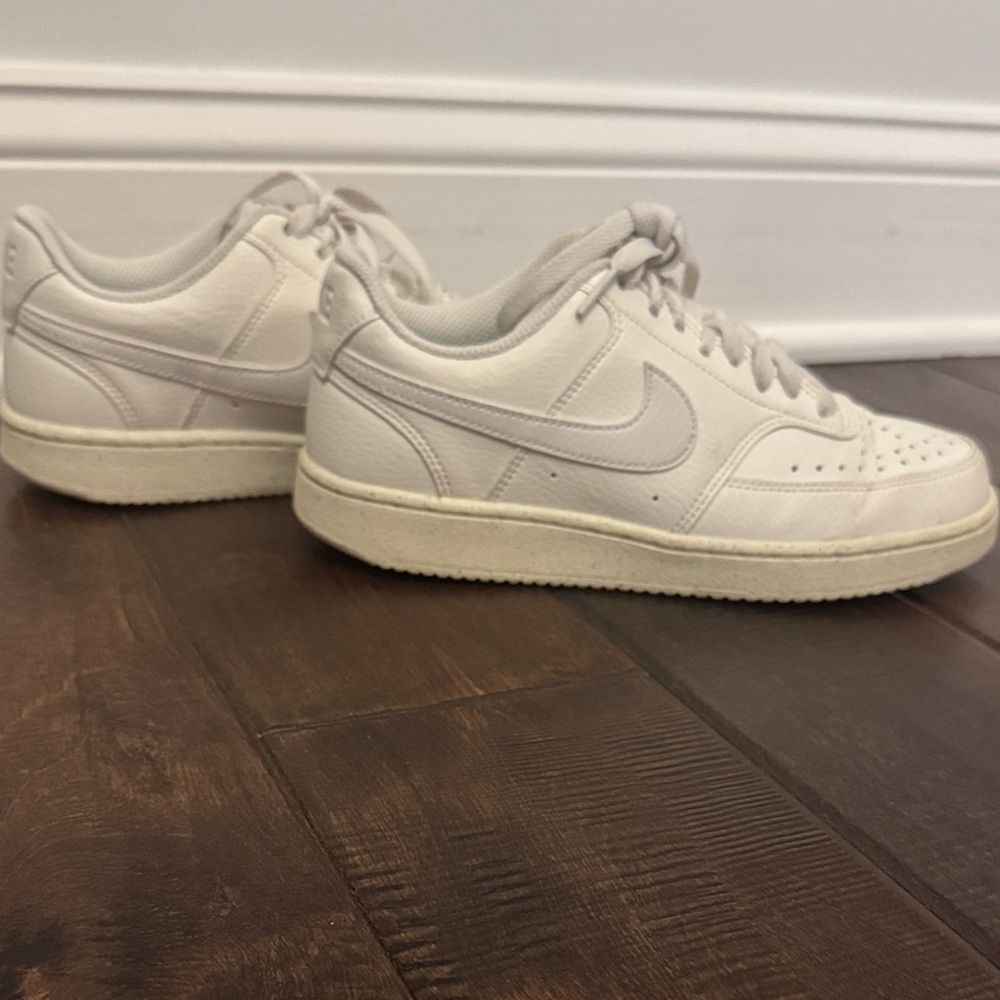 Nike White Low-Top Sneakers